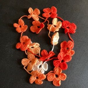 Handmade Crochet Lariat, Scarf, Necklace